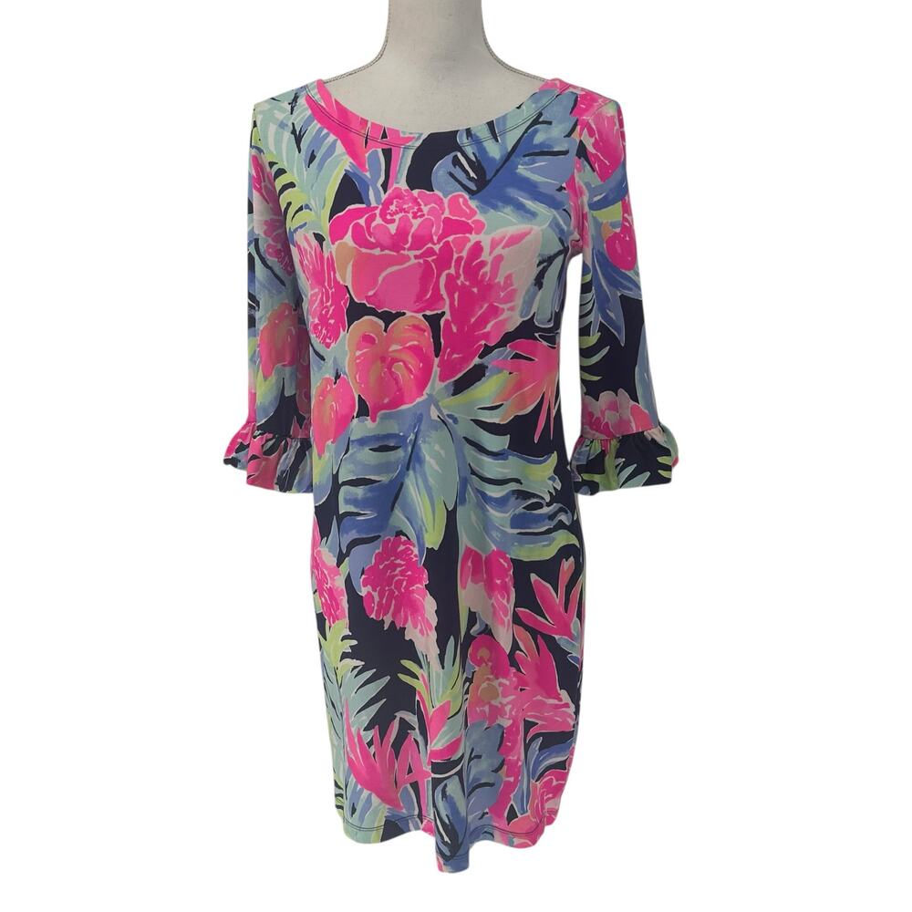 Lilly Pulitzer Sophie UPF 50+ Tropicolada Dress Sz Small